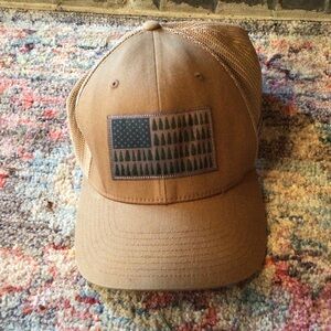 Columbia Khaki Mesh Back Baseball Cap